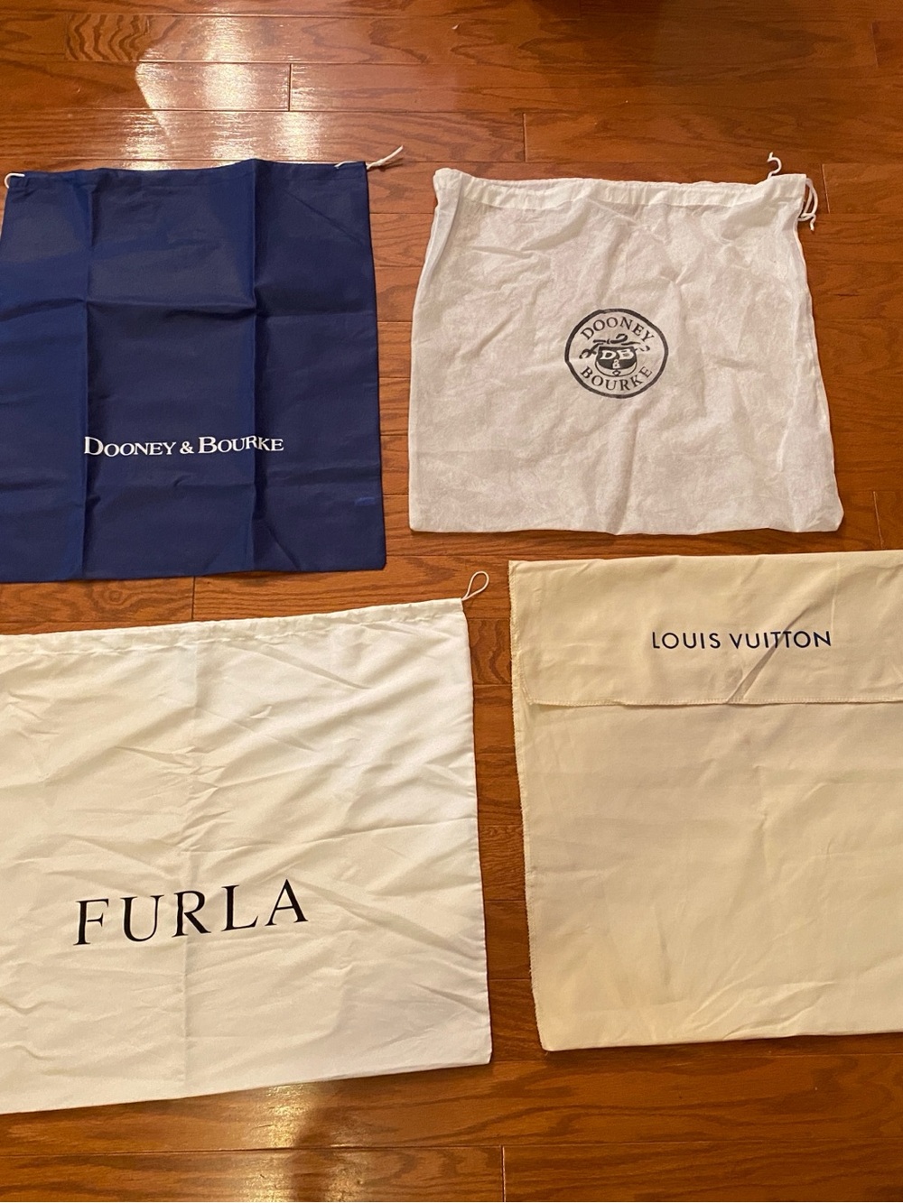 Dooney & Bourke Furla LV Dust Bags lot of 4.